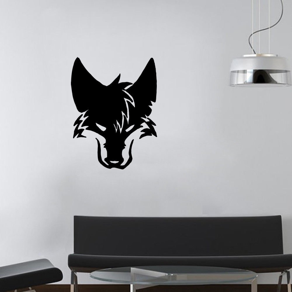 Wall Decor Vinyl Decal Sticker       fox anger coat DA1454