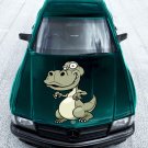 Cartoon Green Dragon Hero Full Color Car Decal Sticker KC-82 FRST