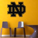 NCAA Notre Dame Fighting Irish GYM SPORTS LOGO Wall Mural Vinyl Sticker DA3109