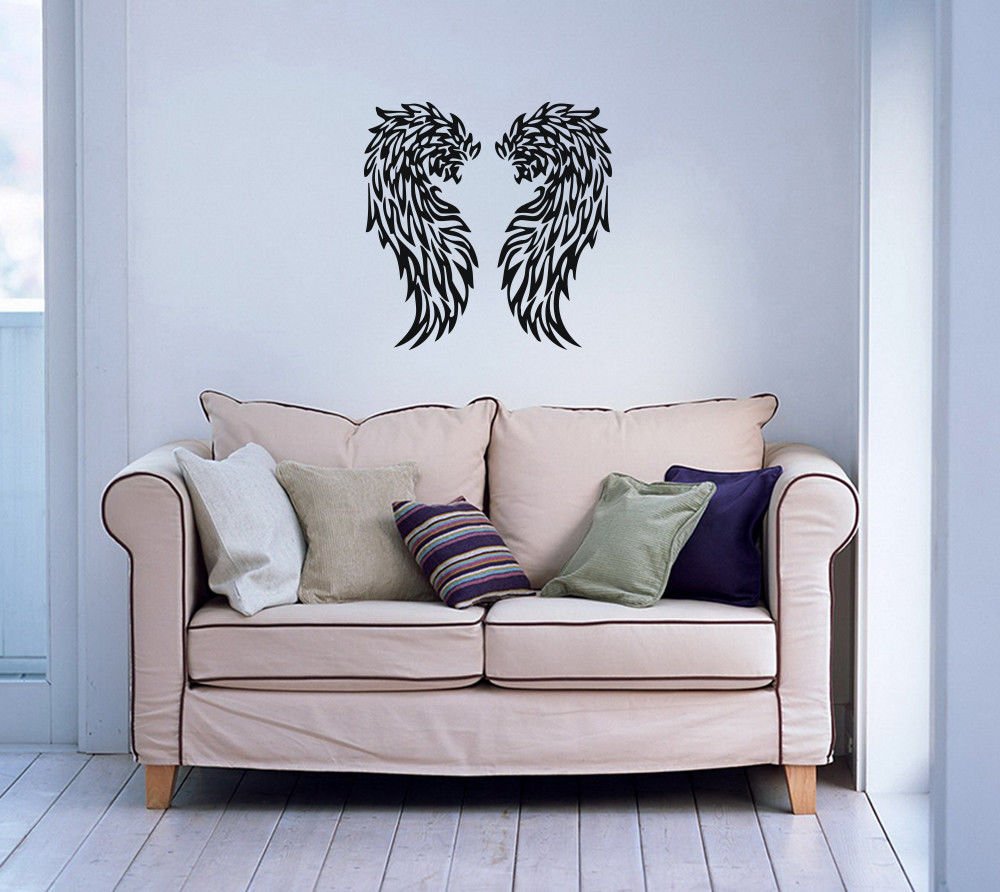 Wall Decor Vinyl Decal Sticker   BEAUTIFUL ANGEL WINGS DA455