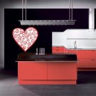 In Love Heart Tender Passion Full Color Wall Decal Sticker AN-507 FRST
