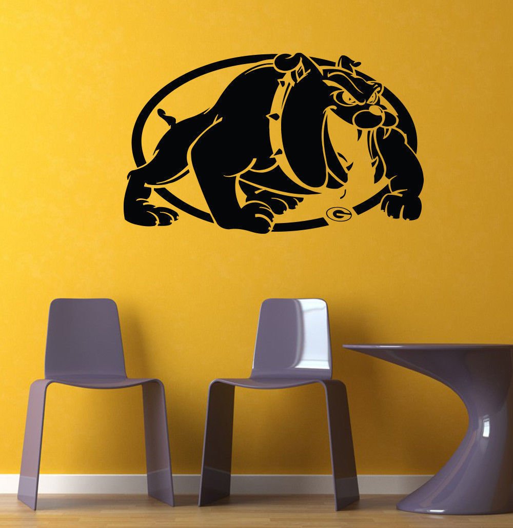 NCAA Wall Mural Vinyl Sticker GYM SPORTS LOGO EMBLEM GEORGIA DA2840