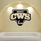 Wall Mural Vinyl Sticker Decal GYM SHOP SPORTS TEAM LOGO NCAA CWS DA2532