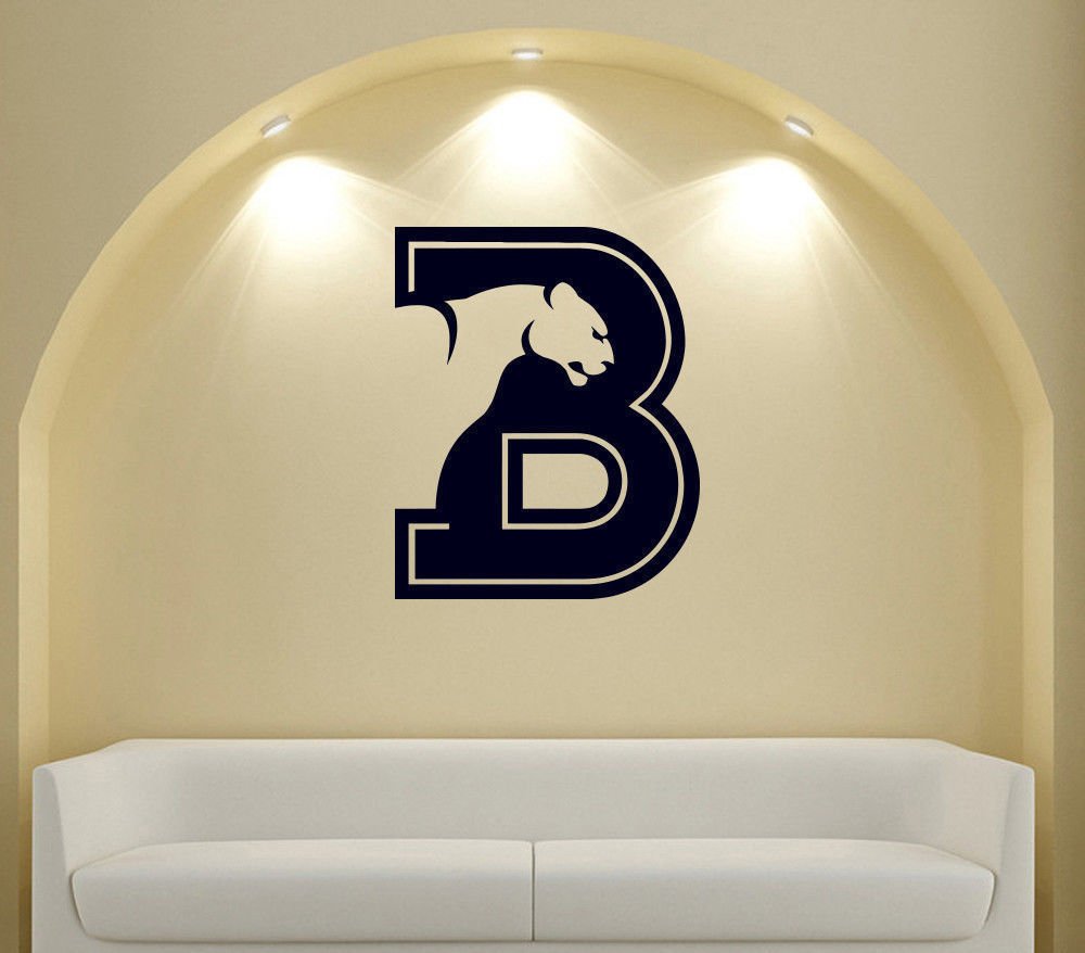 NCAA Wall Mural Vinyl Sticker GYM SHOP SPORTS TEAM LOGO PANTHER BSC DA2692