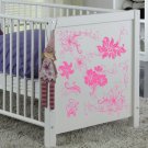 Nature plant flower bush Kids Room Children Stylish Wall Art Sticker Decal 9594