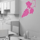 Grapes grape Nature fruits kitchen Kids Room Stylish Wall Art Sticker Decal 8717