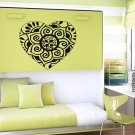 Wall Decor Vinyl Decal Sticker Yoga Lotus in Heart tz3062
