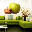 Apple With Cinnamon Food Kitchen Full Color Wall Decal Sticker KR-111 FRST