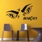 NCAA Wall Mural Vinyl Sticker GYM SPORTS LOGO EMBLEM TEAM EYES BEARCATS DA2736