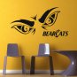 NCAA Wall Mural Vinyl Sticker GYM SPORTS LOGO EMBLEM TEAM EYES BEARCATS DA2736