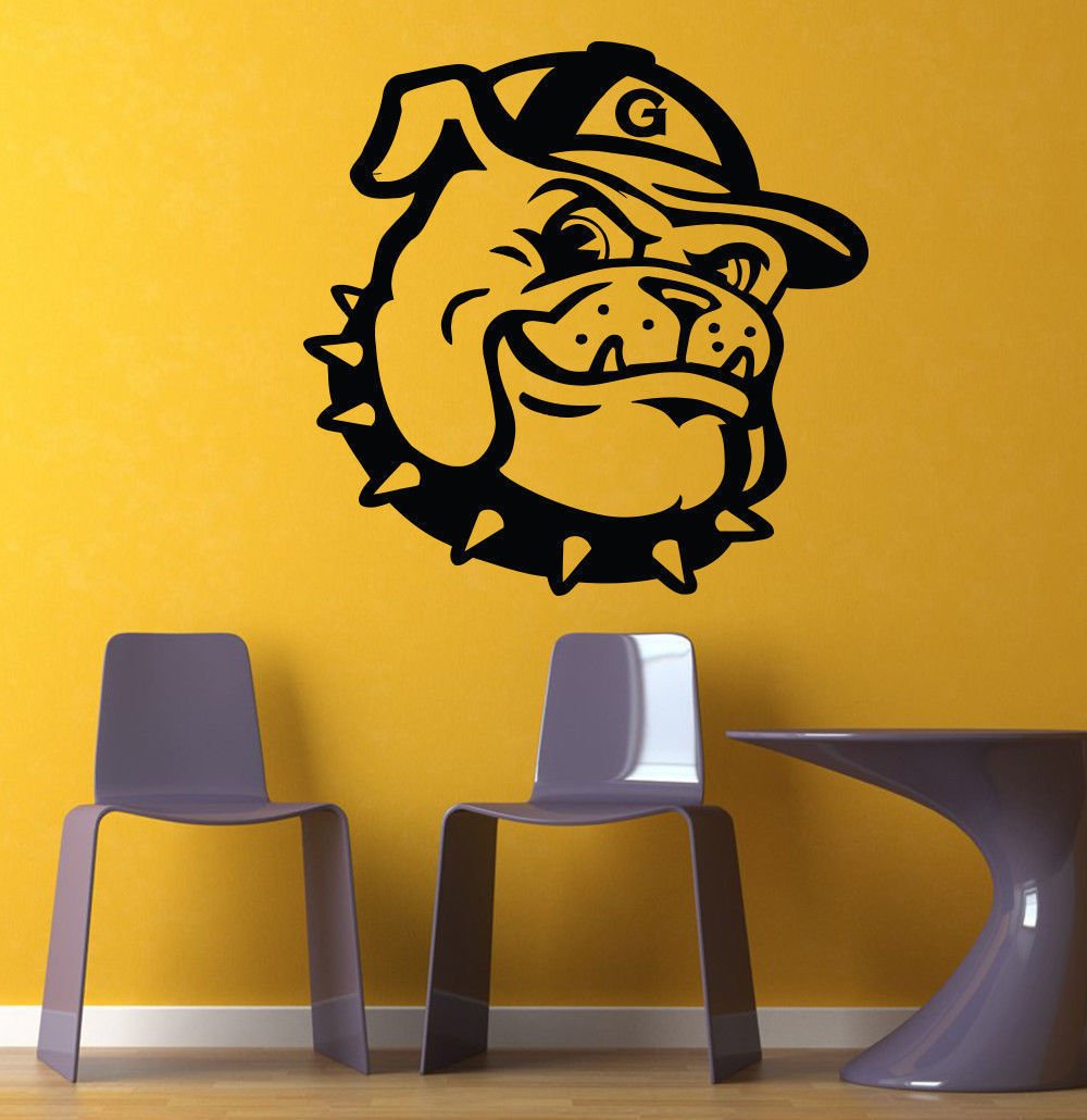 NCAA Wall Mural Vinyl Sticker GYM SHOP SPORTS LOGO EMBLEM TEAM GEORGIA DA2848