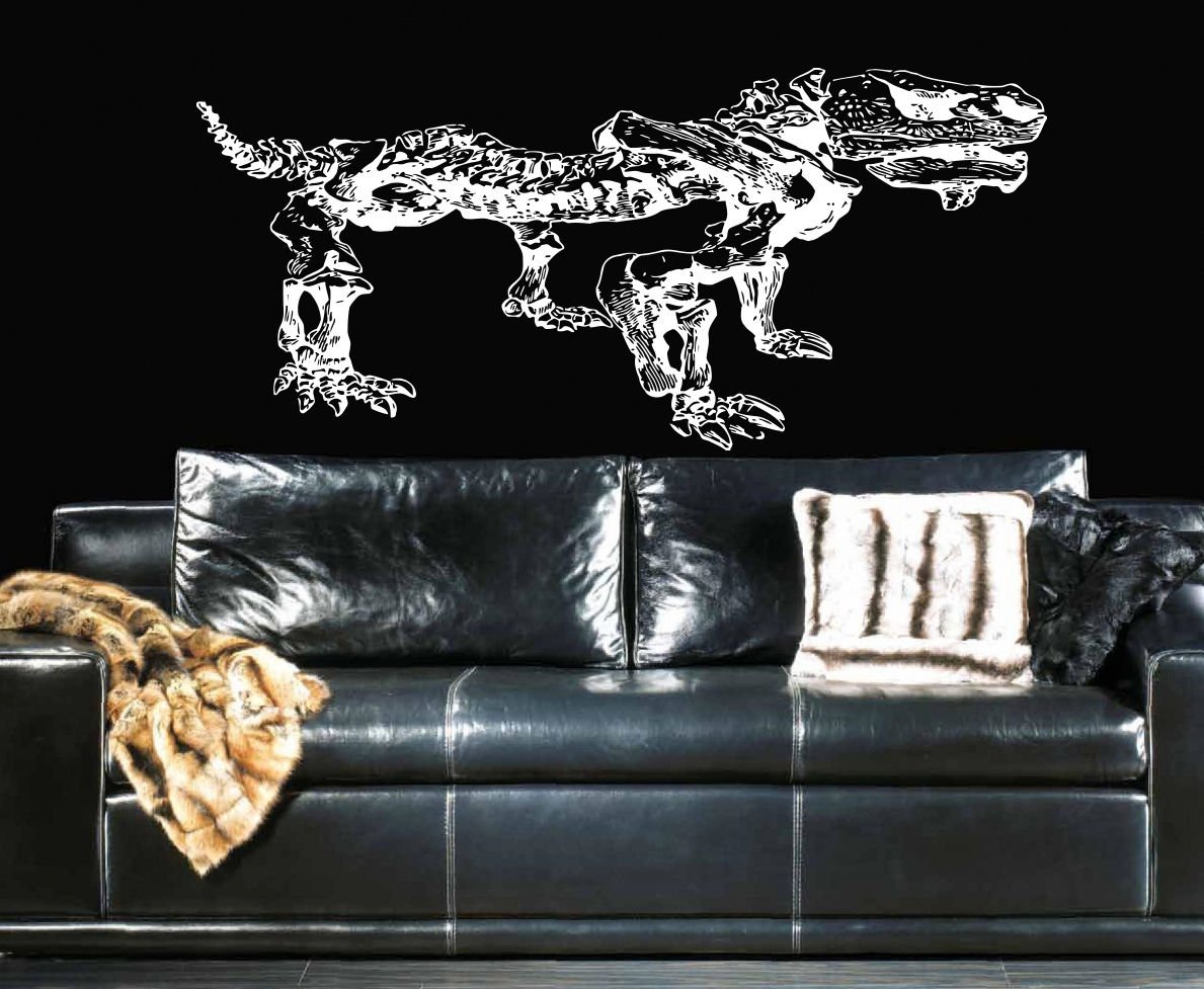 Dinosaur many BC Skeleton ancient people Stylish Wall Art Sticker Decal 8846