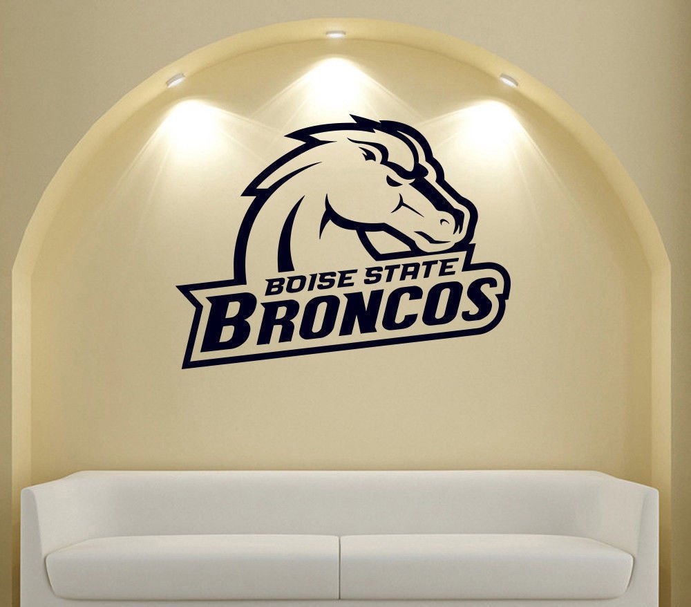 NCAA Wall Mural Vinyl Sticker GYM SHOP SPORTS TEAM LOGO BRONCOS DA2690
