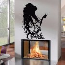 Wall Decor Vinyl Decal Sticker Beautiful Fashion Girl tz870