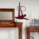 Gymnastics sport girl hoop dance Kids Room Stylish Wall Art Sticker Decal 9576