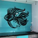 Wall Decal Fish Sea Tattoo Decals Pattern Art Bathroom Decor Sticker Murals AM88