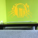 Malt Beer mug hop must Kids Room Children Stylish Wall Art Sticker Decal 9919