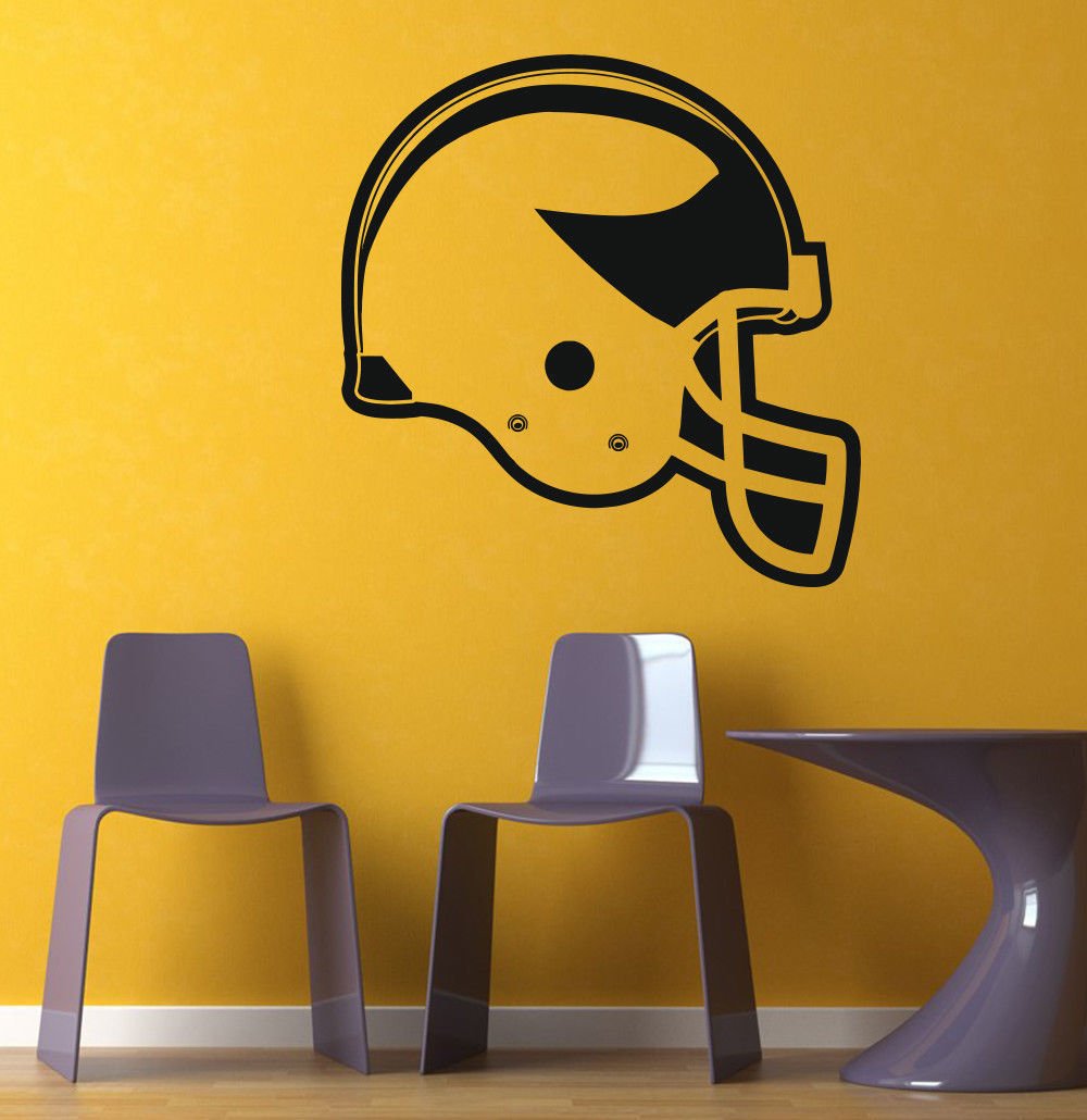 NCAA Wall Mural Vinyl Sticker GYM SPORTS LOGO EMBLEM TEAM HELMET DA2808