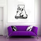NCAA Wall Mural Vinyl Sticker Decal SHOP GYM SPORTS TEAM LOGO CRIMSON DA2619