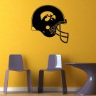 NCAA Wall Mural Vinyl Sticker SPORTS LOGO Team Helmet Iowa Hawkeyes DA2890