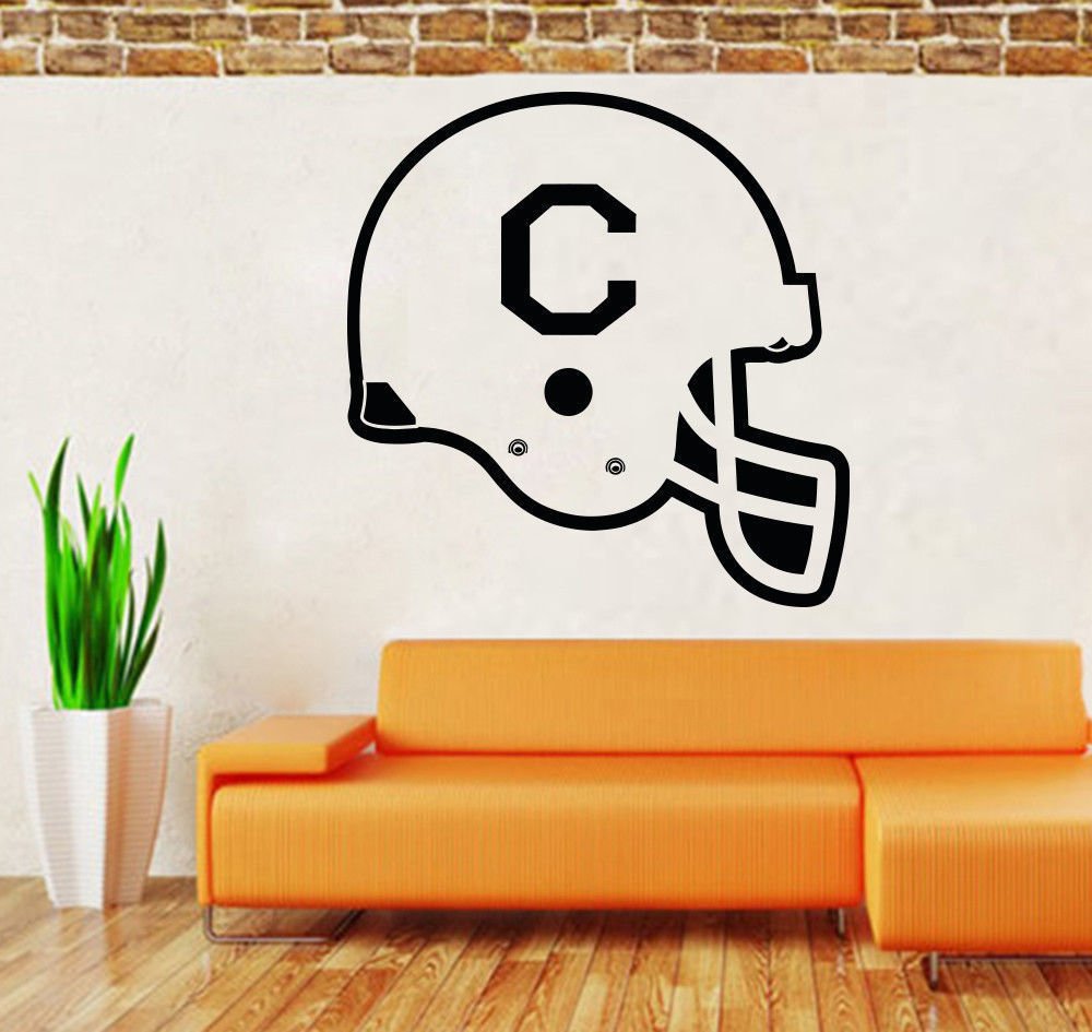 NCAA Wall Mural Vinyl Sticker GYM SPORTS LOGO EMBLEM TEAM HELMET &ETH;&iexcl; DA2713