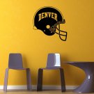 NCAA Wall Mural Vinyl Sticker GYM SPORTS LOGO EMBLEM TEAM HELMET DENVER DA2799
