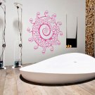 Aquarium undersea world seaweed flowers Stylish Wall Art Sticker Decal 8678