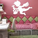 Angel wings musician music guitar Kids Room Stylish Wall Art Sticker Decal 9218