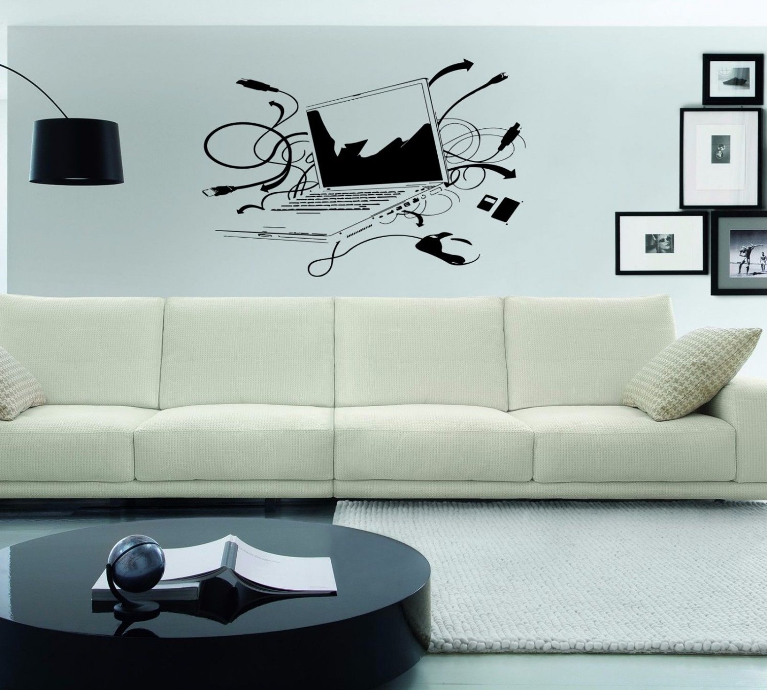 A computer Gadgets mouse Job office Kids Stylish Wall Art Sticker Decal 9289