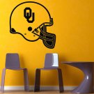 NCAA Oklahoma Sooners Team GYM SPORTS LOGO Wall Mural Vinyl Sticker DA3111