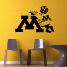 NCAA Wall Mural Vinyl Sticker Gym SPORTS LOGO Minnesota Golden Gophers DA3010