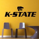 NCAA Wall Mural Vinyl Sticker Gym SPORTS LOGO Kansas State Wildcats DA2963
