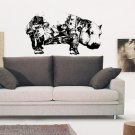 Hippo hippopotamus animal Kids Room Children Stylish Wall Art Sticker Decal 9341