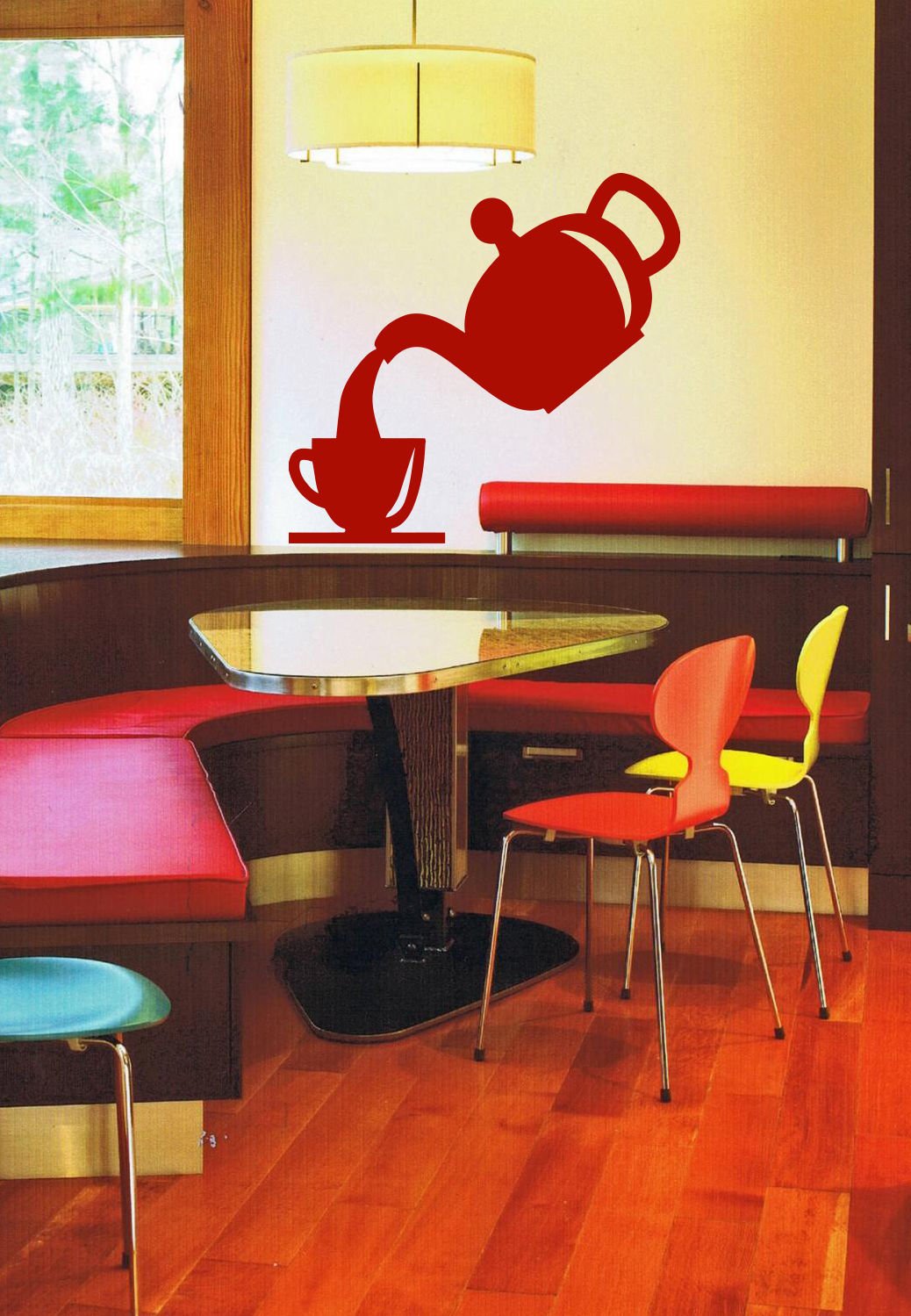 A restaurant kitchen coffee bar Tea coffee Stylish Wall Art Sticker Decal 9114