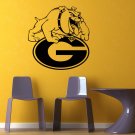 NCAA Wall Mural Vinyl Sticker GYM SPORTS LOGO EMBLEM TEAM GEORGIA DA2839