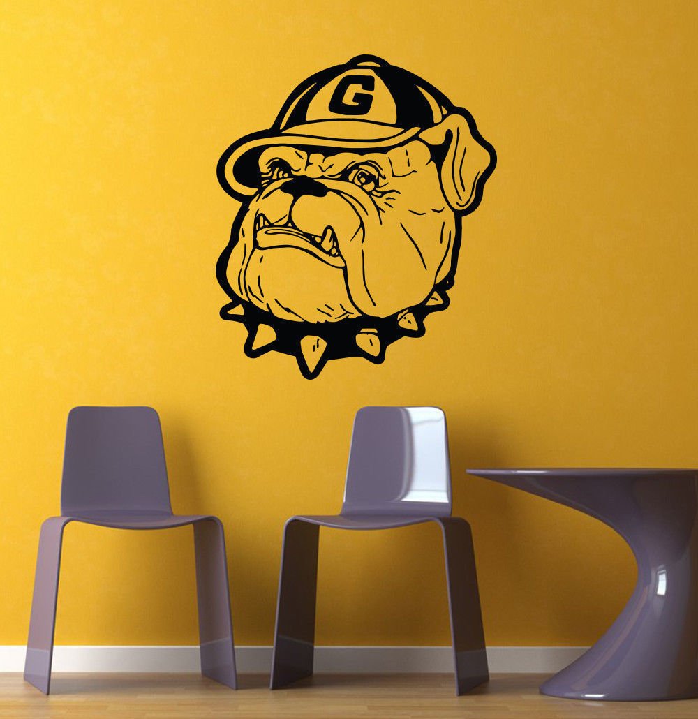NCAA Wall Mural Vinyl Sticker GYM SPORTS LOGO TEAM EMBLEM GEORGIA DA2845