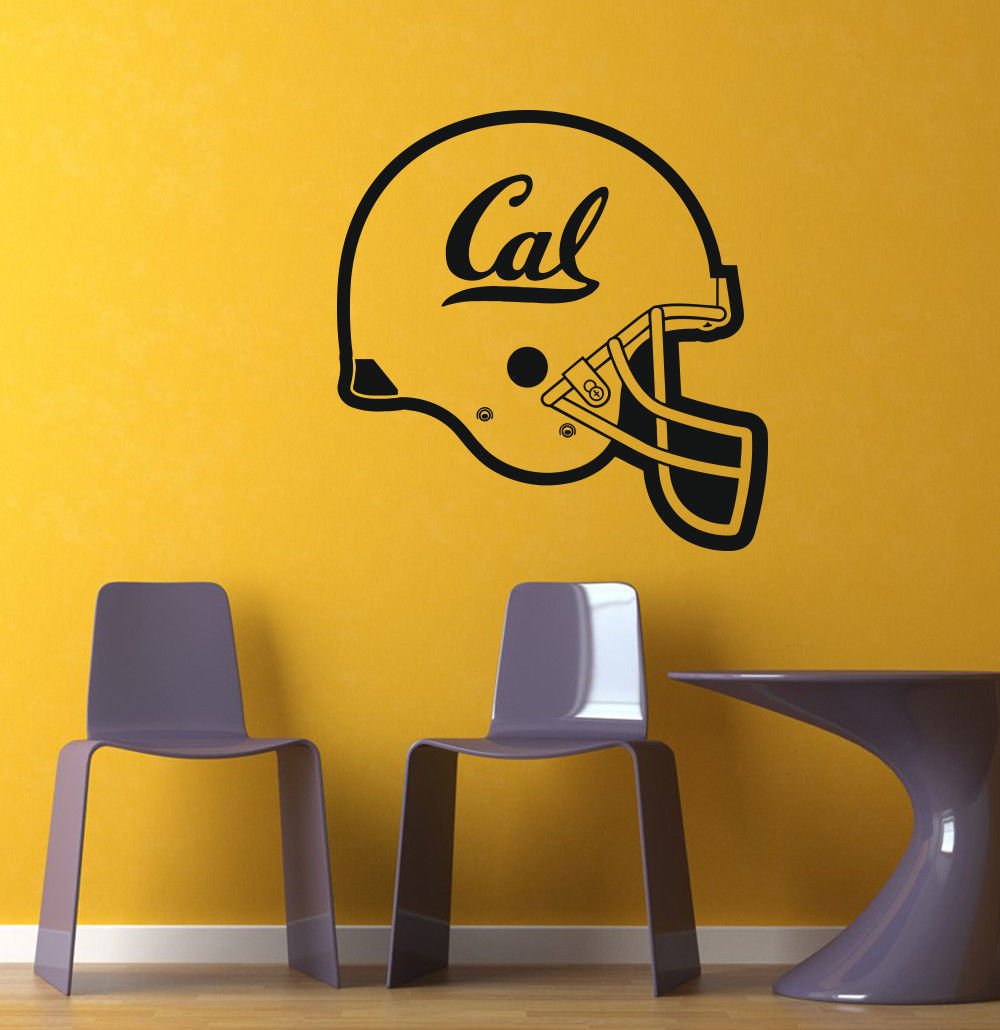 NCAA Wall Mural Vinyl Sticker GYM SPORTS LOGO EMBLEM TEAM HELMET CAL DA2758