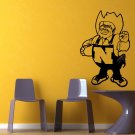 NCAA Wall Mural Vinyl Sticker GYM SPORTS LOGO Nebraska Cornhuskers DA3038
