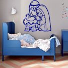 Birth of Jesus Deity God star angel Kids Room Stylish Wall Art Sticker Decal9178