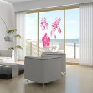 Window flowers leaves plant orchid Kids Stylish Wall Art Sticker Decal 9943