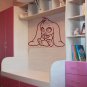 Easter bunny animal Easter eggs Kids Room Stylish Wall Art Sticker Decal 9470