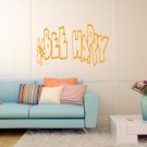 Be happy bee quote Kids Room Children Stylish Wall Art Sticker Decal 10018