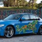 Wolf Multicolored Animal Patterns Full Color Car Decal Sticker KC-263 FRST