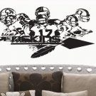 Wall Sticker Decal American Football NFL Team Logo Washington Redskins Gm0965