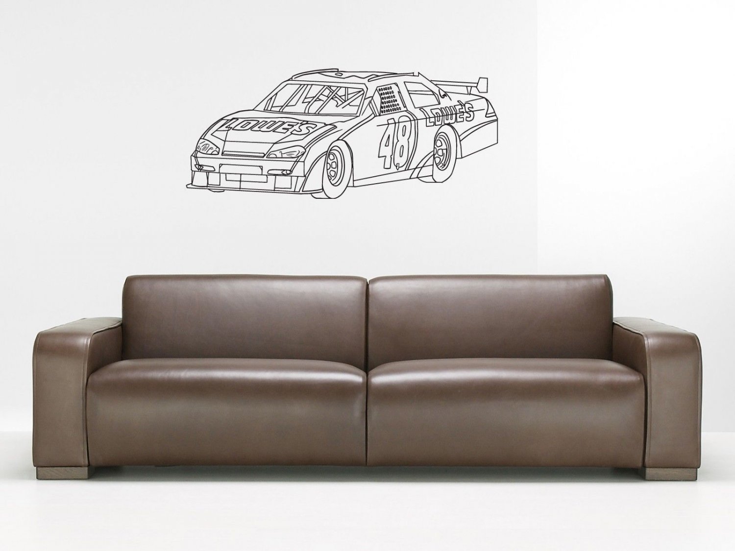 Wall Sticker Decal Team Logo Nascar # 48 Jimmie Johnson Super Sport Car Gm2047