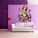 Ganesh Hinduizm Religion Elephant Full Color Wall Decal Sticker AN-6 FRST
