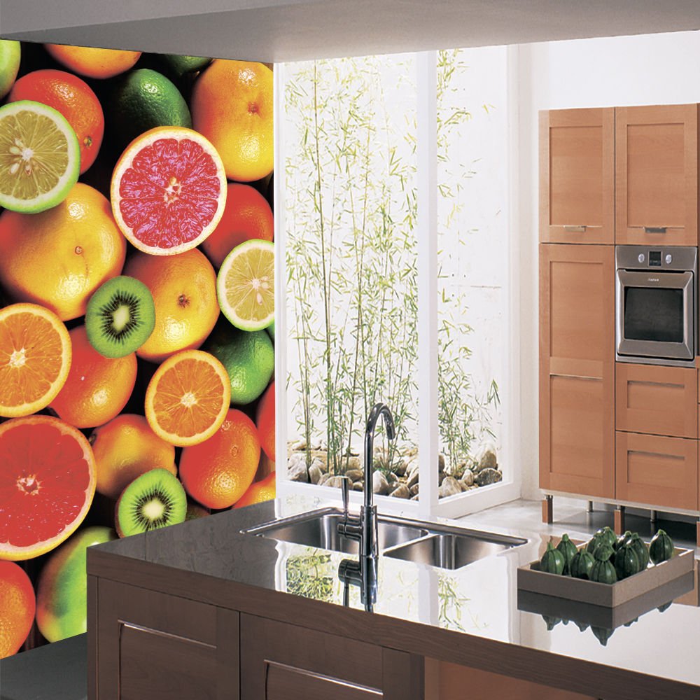 Bright Fruit Kitchen Food Full Color Wall Decal Sticker AN-499 FRST