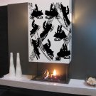 Ski doo jumping Snowmobile sport race Kids Stylish Wall Art Sticker Decal 9376