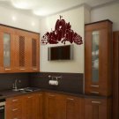 Grapes fruits kitchen still life vegetables Stylish Wall Art Sticker Decal 8741