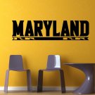 NCAA Wall Mural Vinyl Sticker Gym SPORTS LOGO Maryland Terrapins DA2983